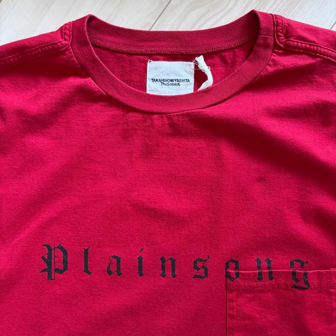 ソロイスト オーバーサイズ長袖Ｔシャツ ロンTEE RED 44 25SS