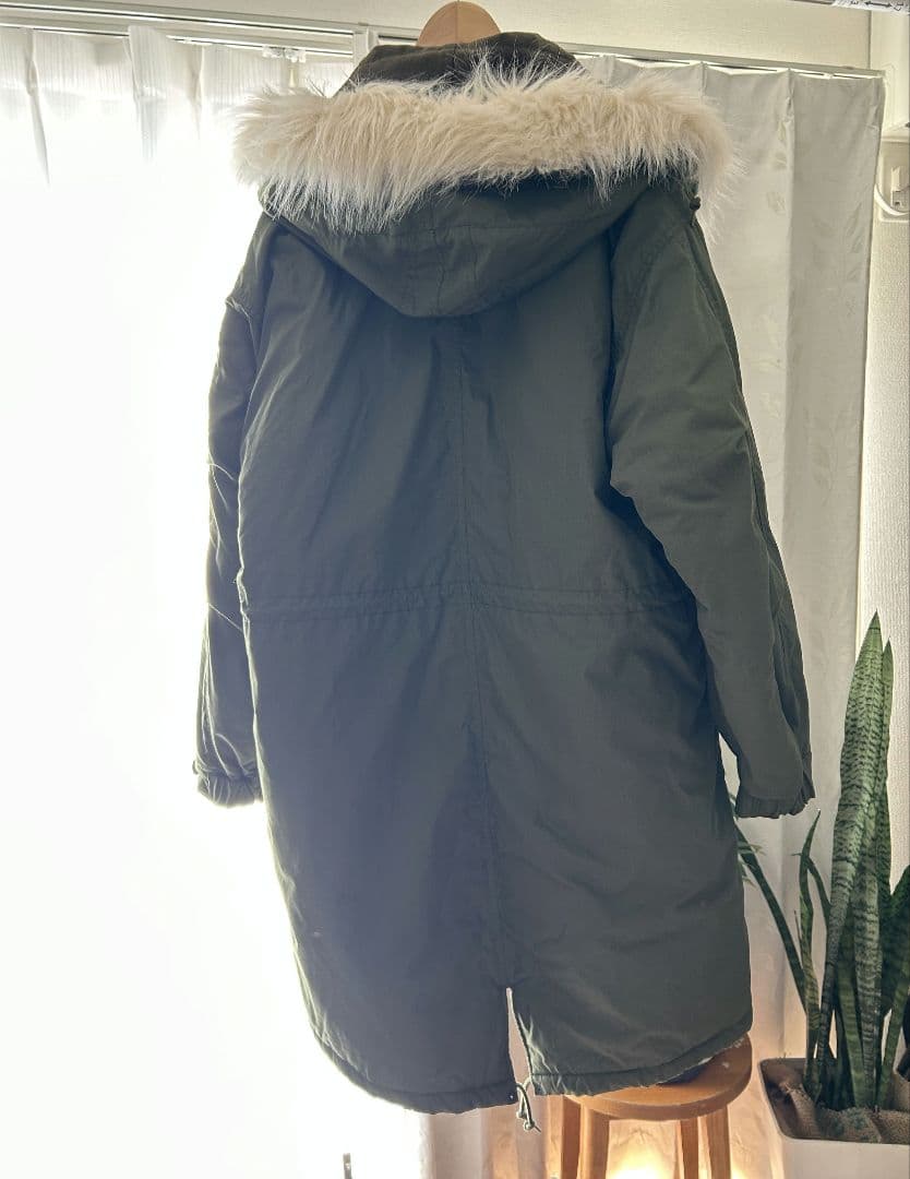 BEAMS M-65タイプモッズコート Mサイズ オリーブ