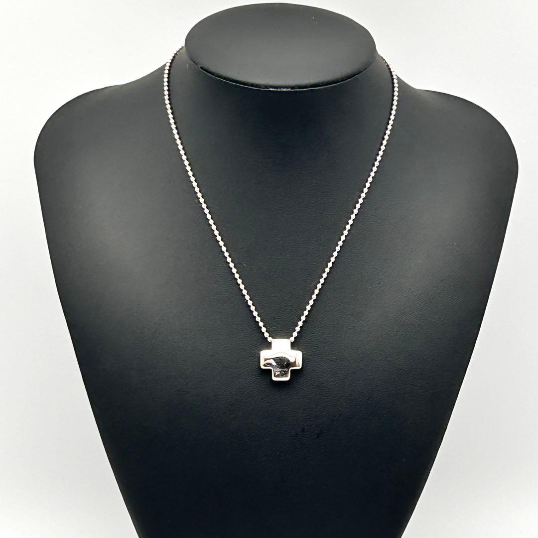 ✨美品✨ ティファニー ネックレス ローマンクロス シルバー ボールチェーン