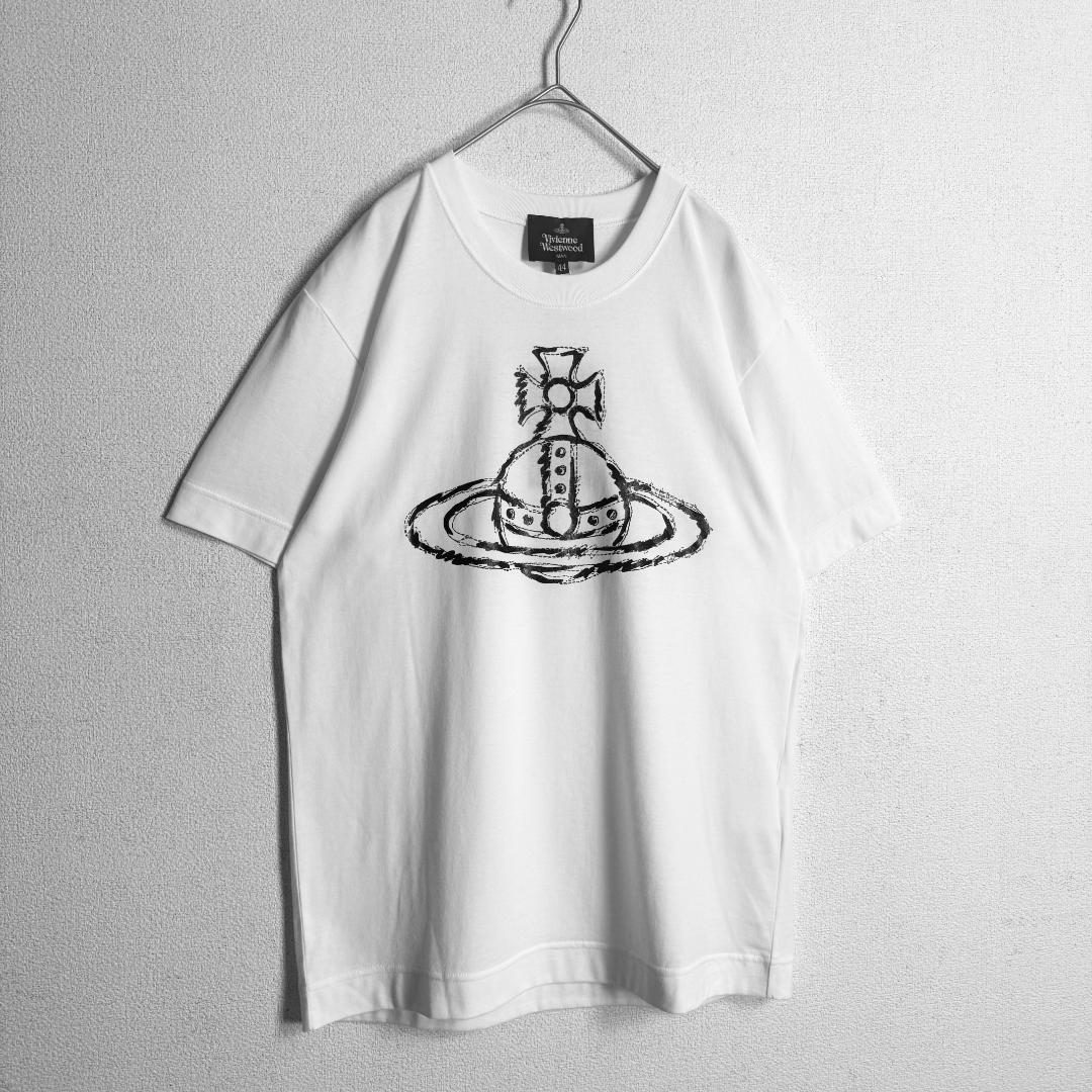 【新品☆ペイント☆オーブデザイン】ヴィヴィアンウエストウッド ロゴTシャツ