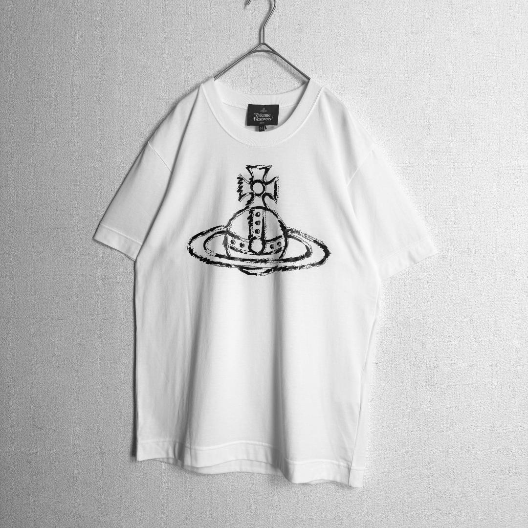 【新品☆ペイント☆オーブデザイン】ヴィヴィアンウエストウッド ロゴTシャツ