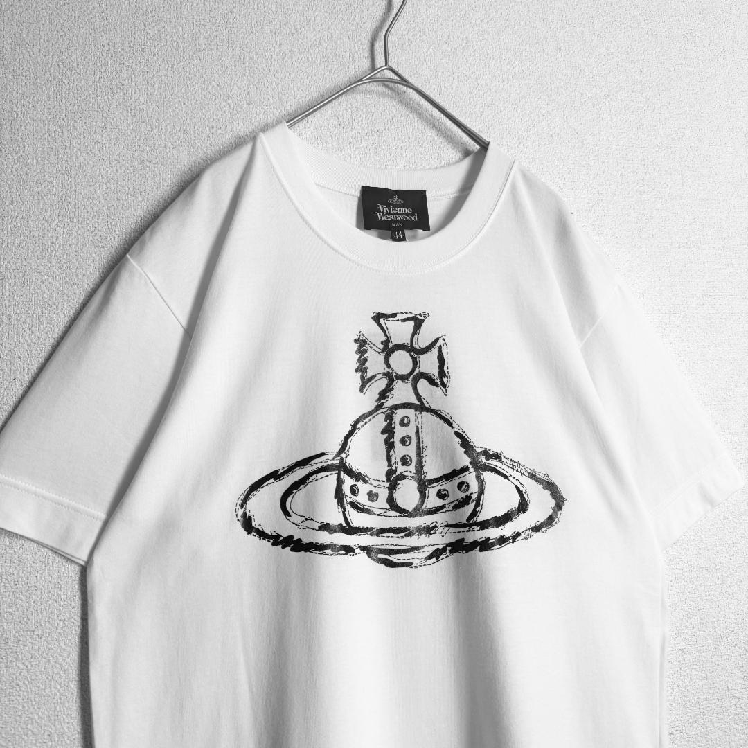 【新品☆ペイント☆オーブデザイン】ヴィヴィアンウエストウッド ロゴTシャツ