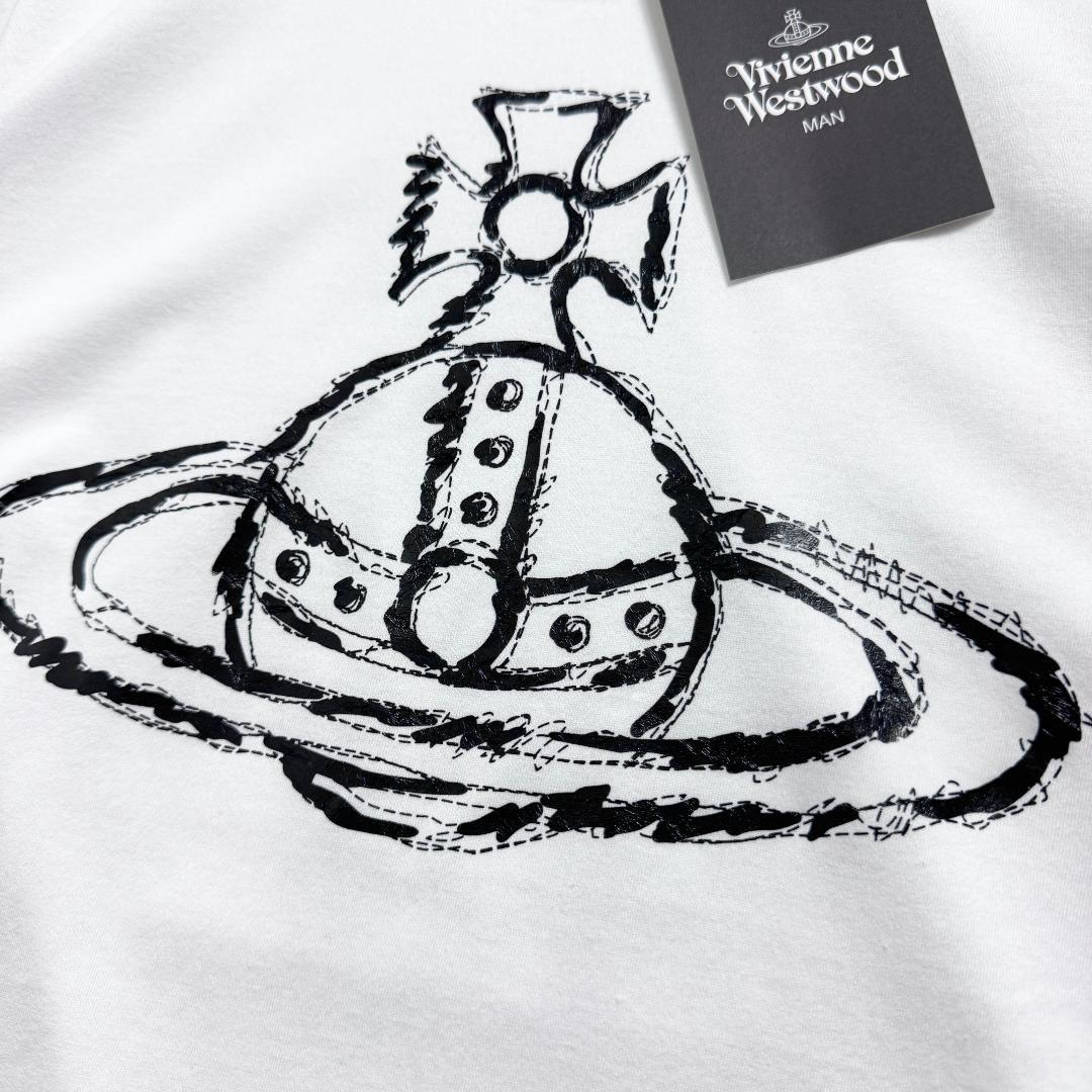 【新品☆ペイント☆オーブデザイン】ヴィヴィアンウエストウッド ロゴTシャツ