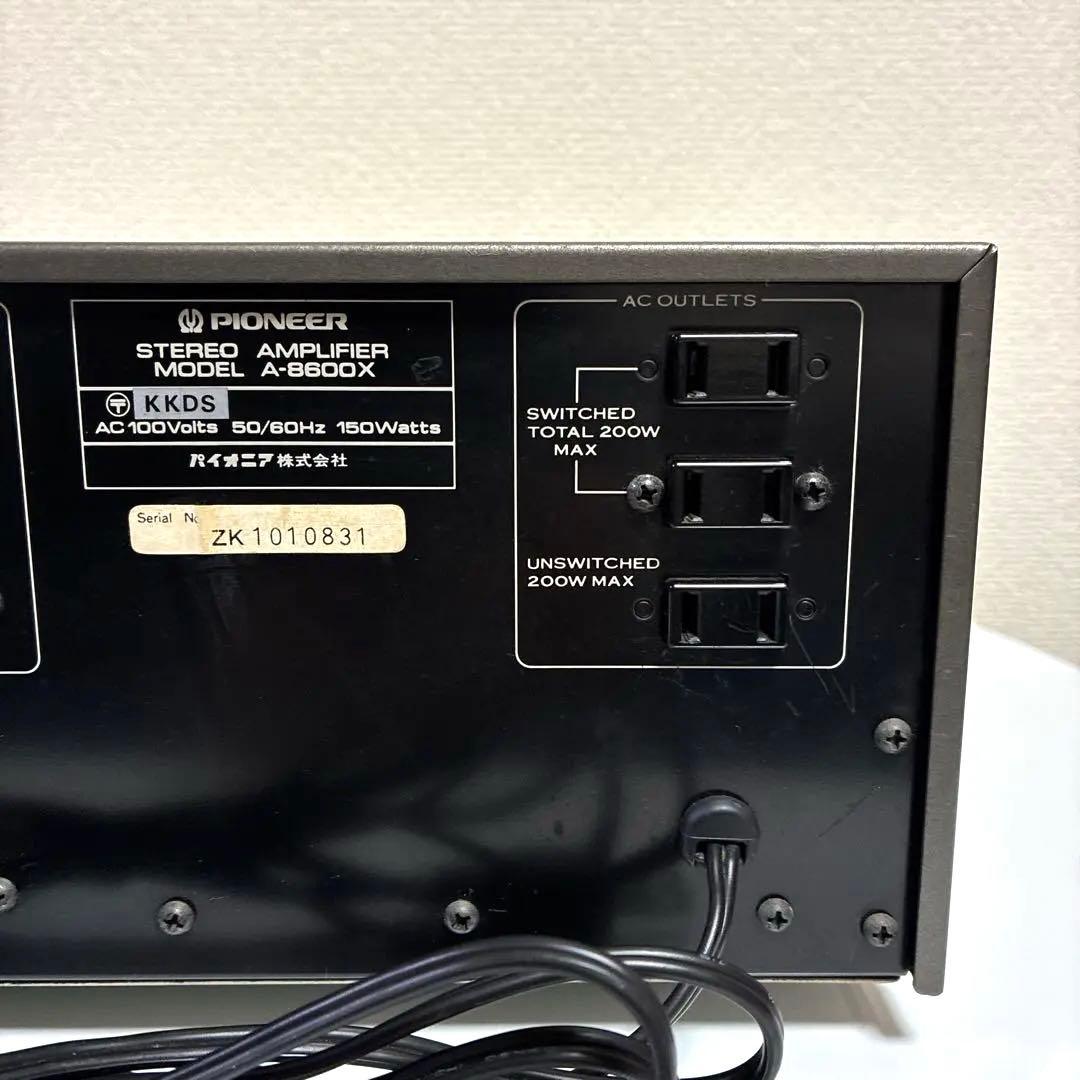 Pioneer パイオニア ステレオアンプ A-8600X 通電確認のみ