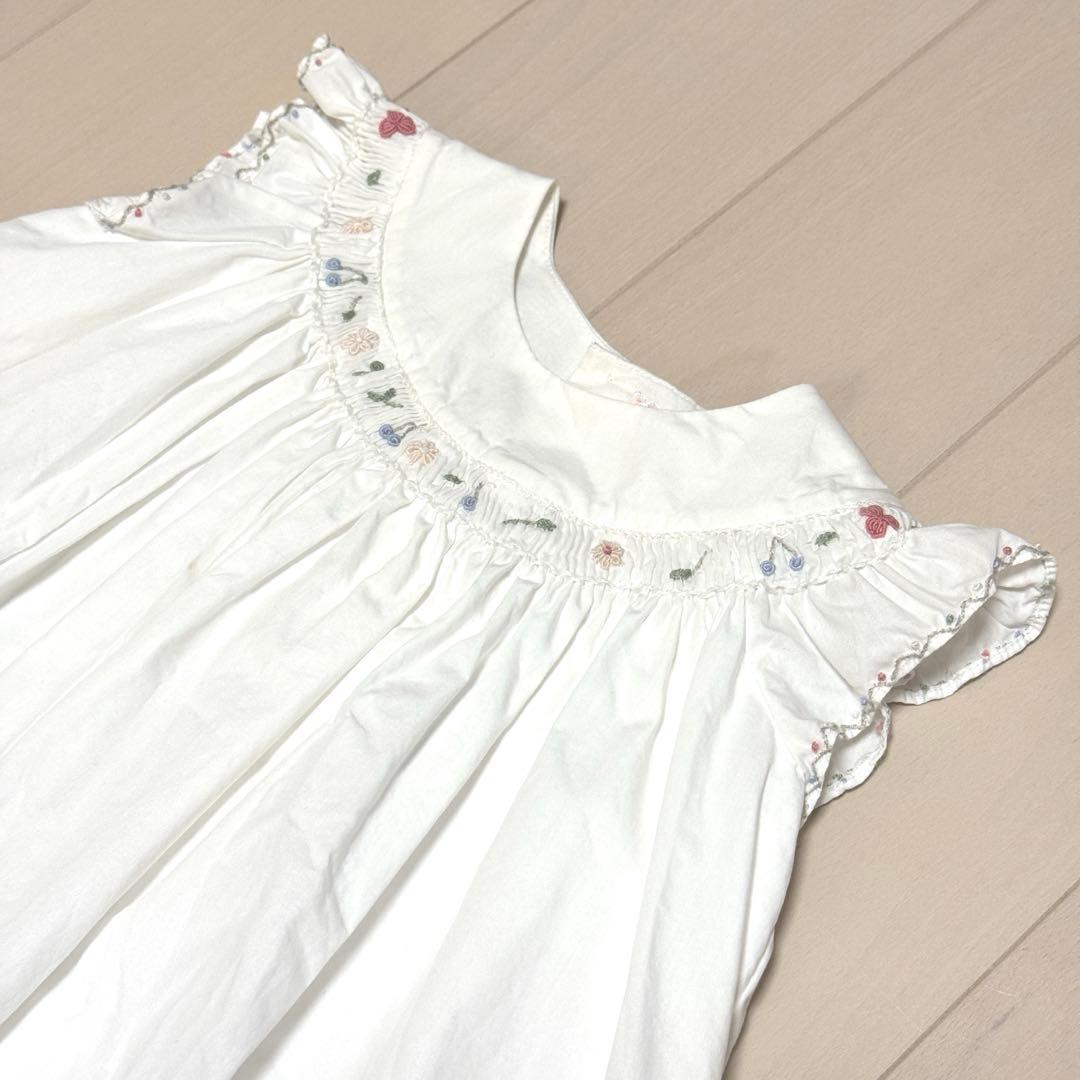 ボンポワン bonpoint ドレス ワンピース ブルマ セット 18M 双子