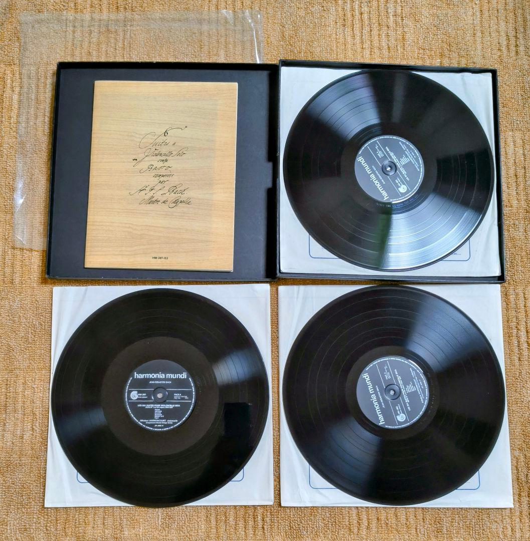 アルノンクール バッハ 無伴奏チェロ組曲 レコード