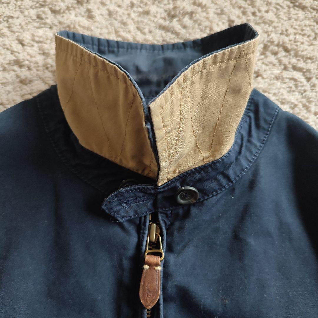 神フェード！90s Polo by Ralph Laurenスイングトップ紺タグ