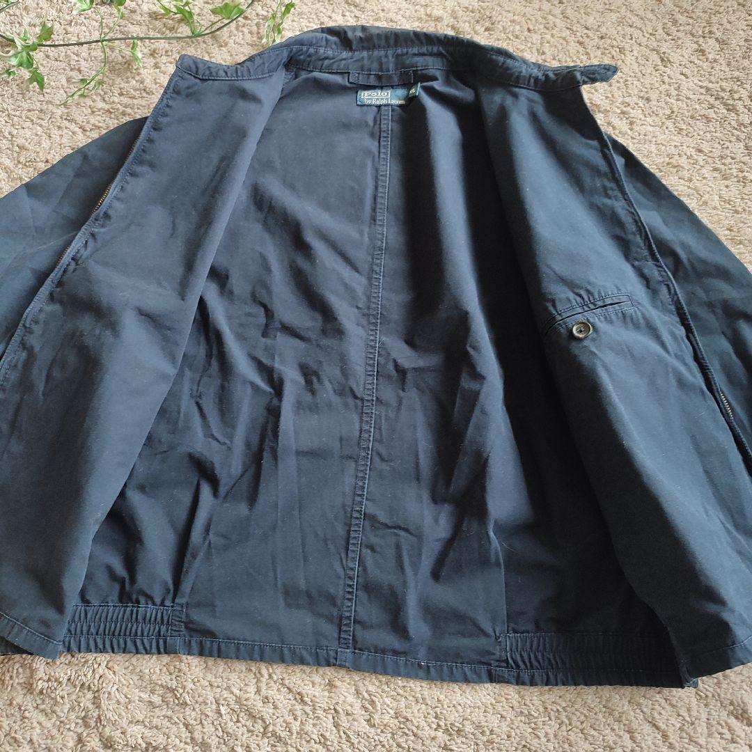 神フェード！90s Polo by Ralph Laurenスイングトップ紺タグ