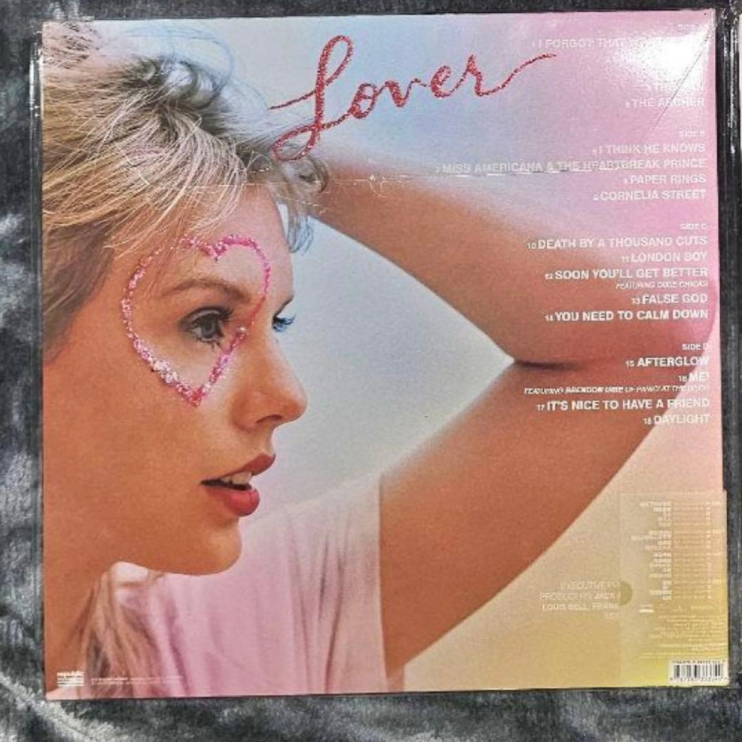 Taylor Swift Lover レコード　中国盤　特典付き