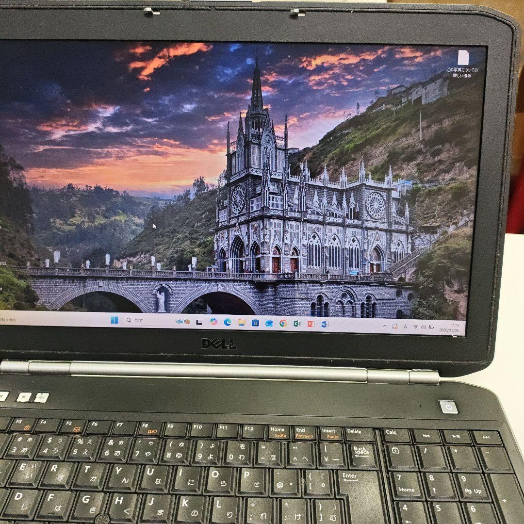 166Dell ノートPC 15.6インチi7-2620M HDMI Wi-Fi