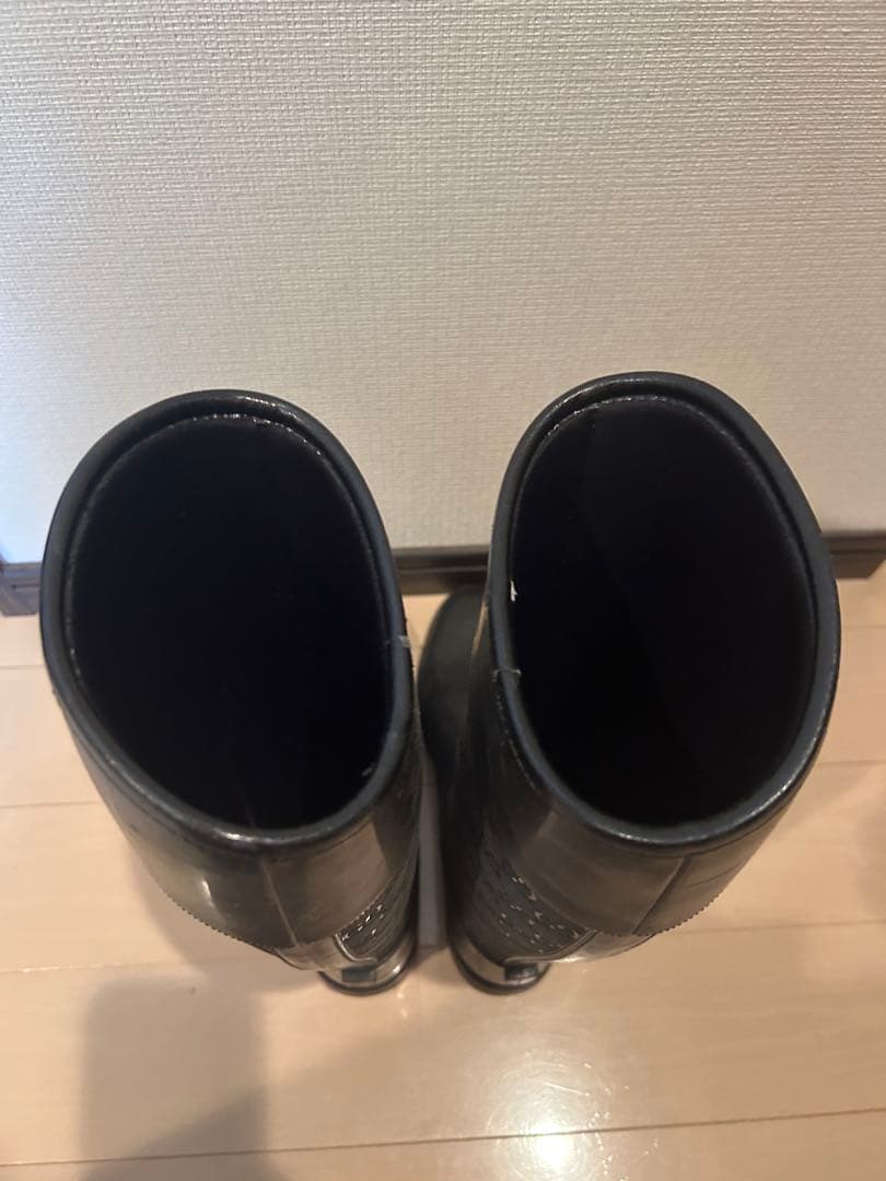 GUCCI レインブーツ24cmブラック