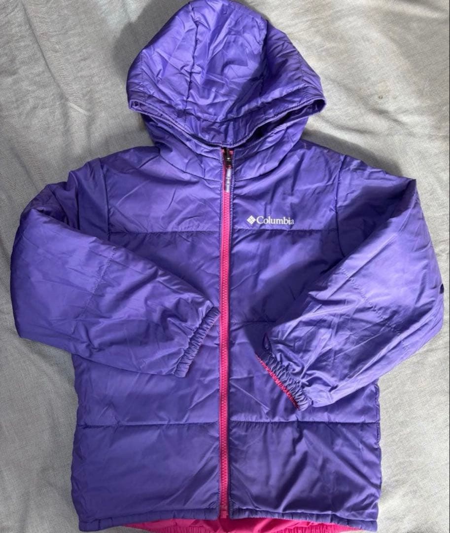 Columbia スキーウェア 120サイズ ピンク紫