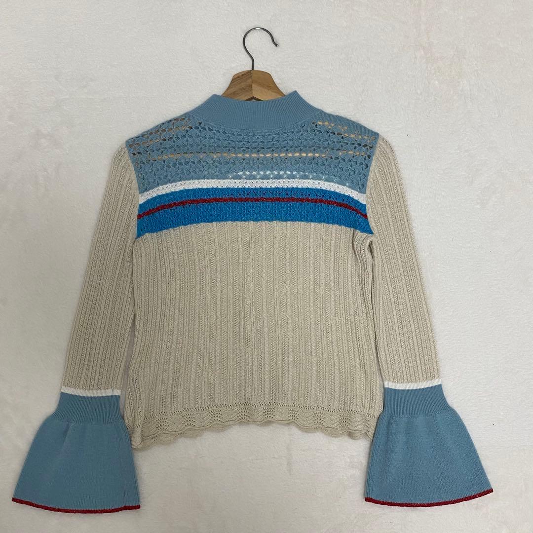 マメクロゴウチ nostalgicpattern Knit ノスタルジックニット