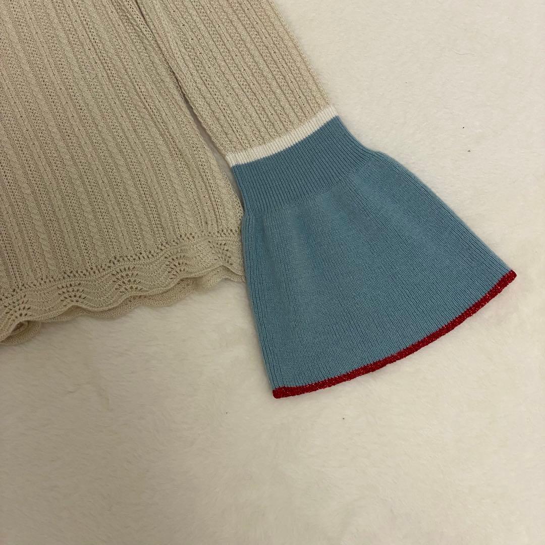 マメクロゴウチ nostalgicpattern Knit ノスタルジックニット