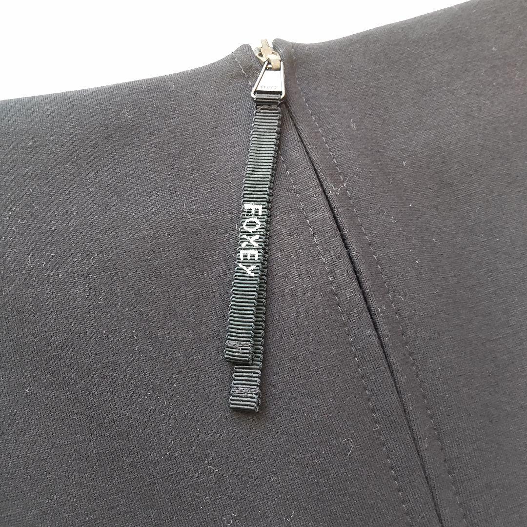 美品 22年 フォクシーニューヨーク ダフネドレス ノースリーブ ワンピース
