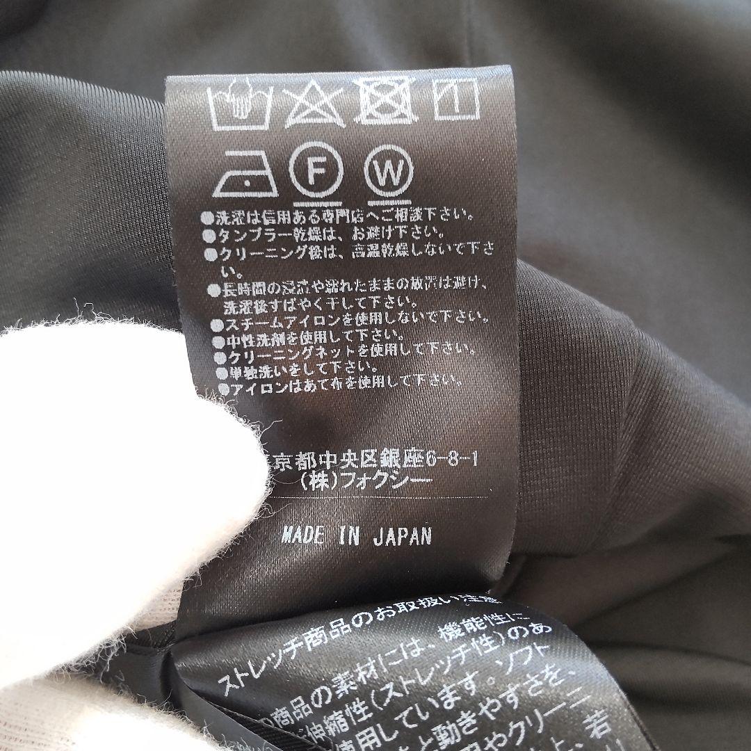 美品 22年 フォクシーニューヨーク ダフネドレス ノースリーブ ワンピース