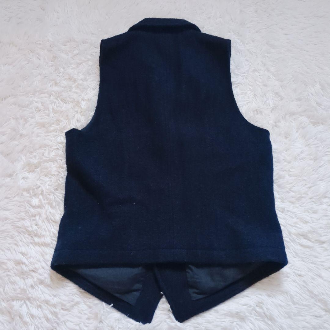 ナイジェルケーボン MALLORY BEST HARRIS TWEED ネイビー
