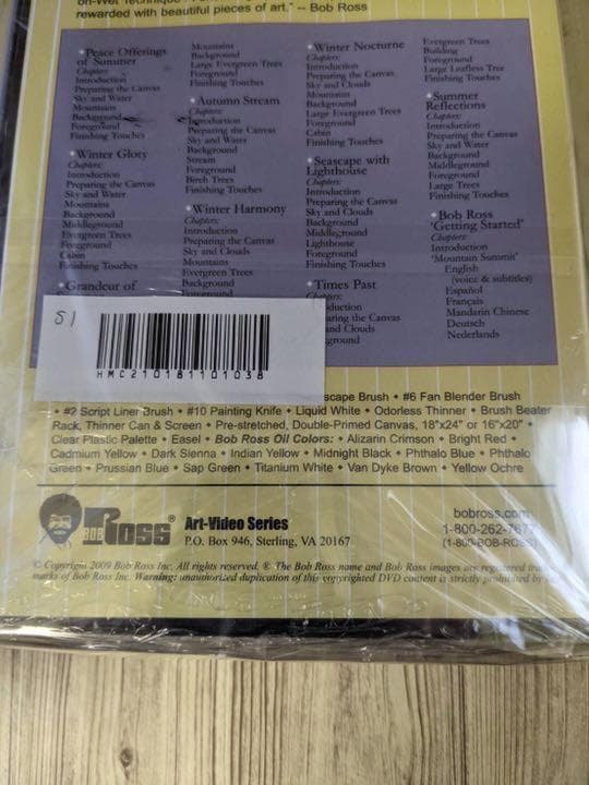 海外輸入盤　Bob Ross Joy of Painting Series