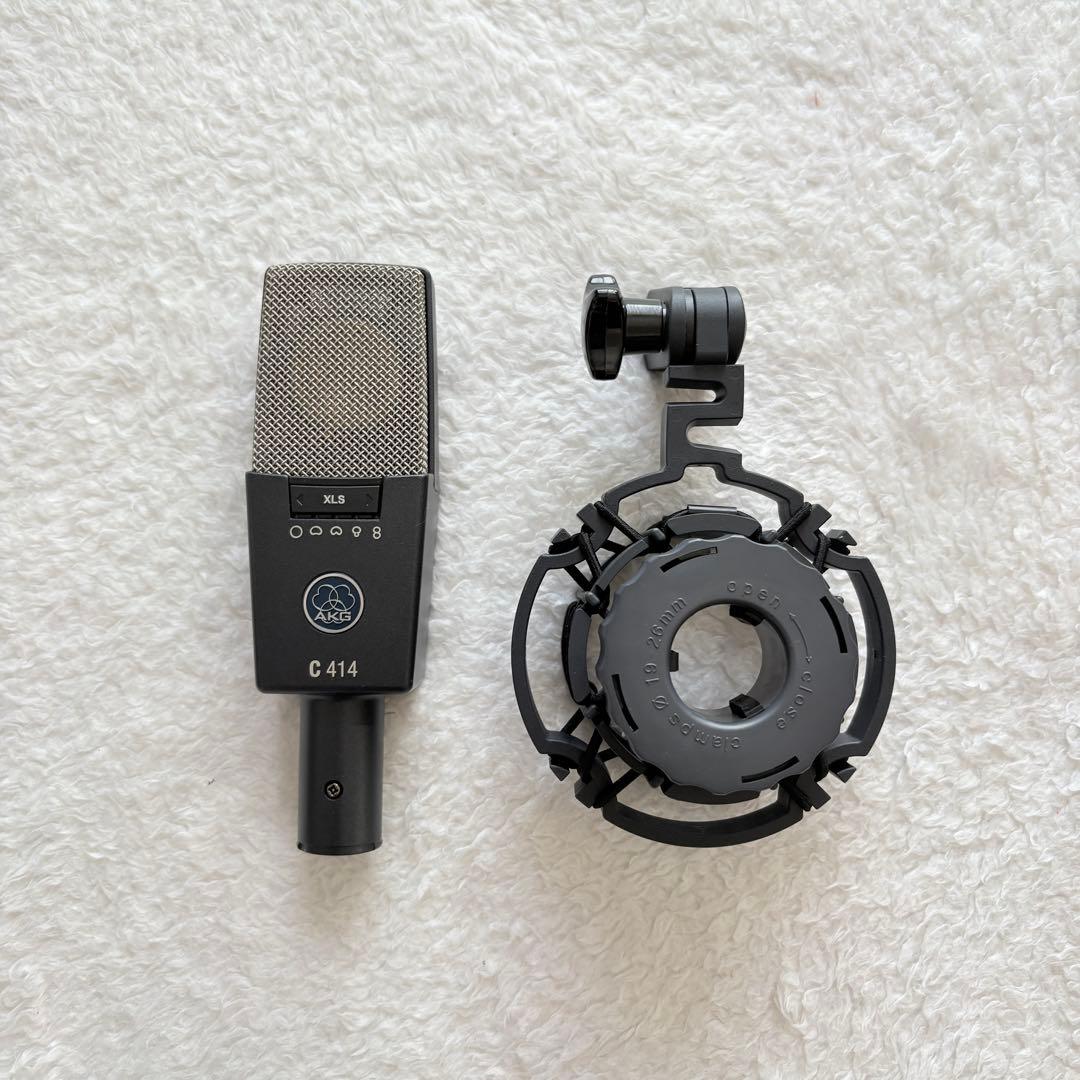 【美品】AKG C414 XLS コンデンサーマイク ケース付き