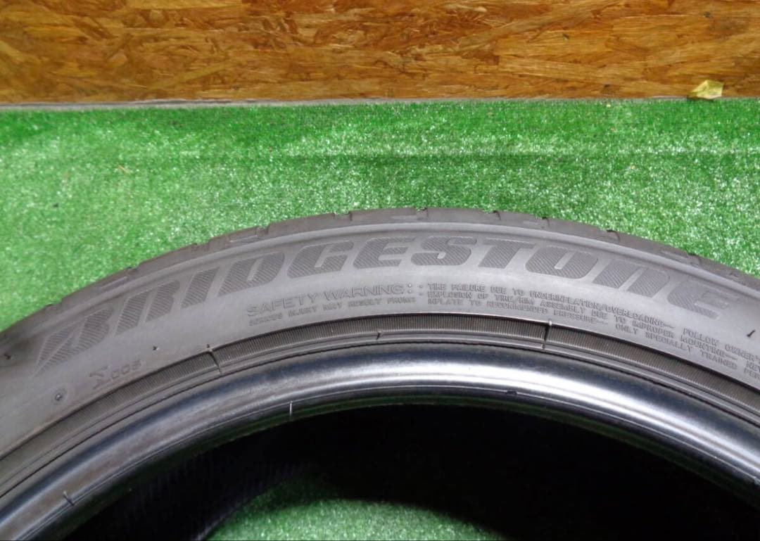 タイヤ2本SET ブリヂストン ポテンザ S001 265/40R18 バリ溝