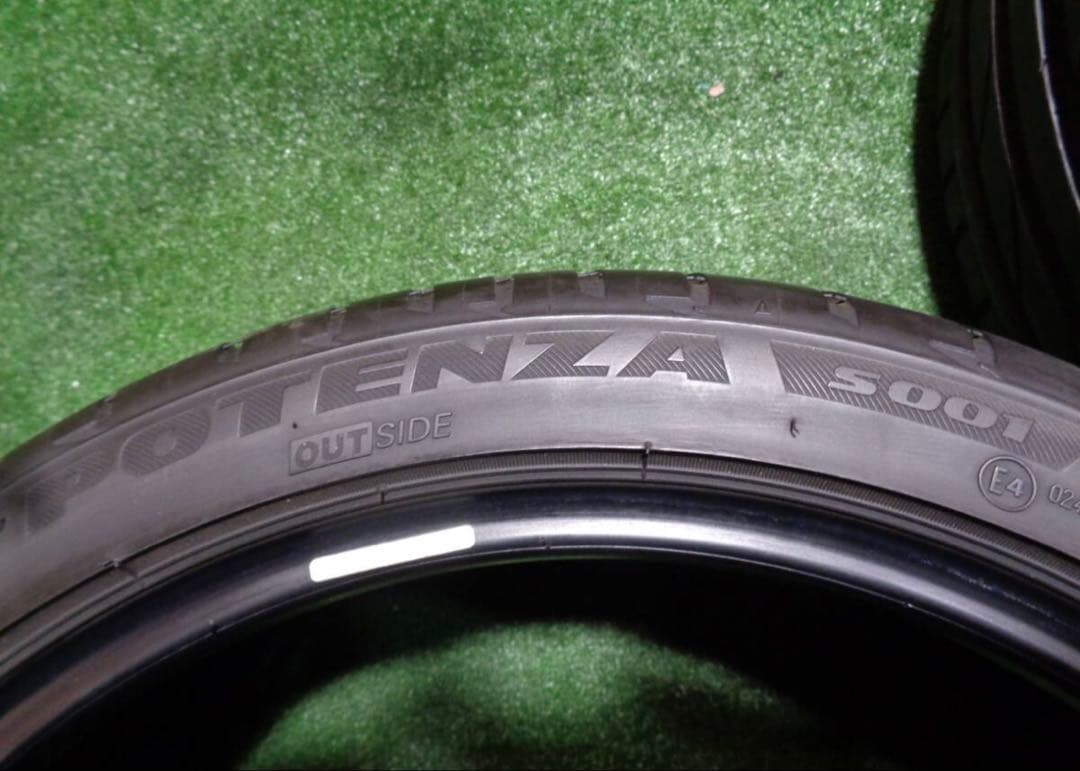 タイヤ2本SET ブリヂストン ポテンザ S001 265/40R18 バリ溝