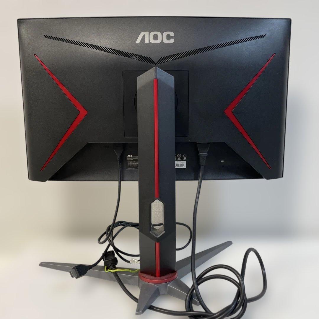 【動作確認済】AOC製 23.6インチ曲面ゲーミングモニター「C24G2/11」