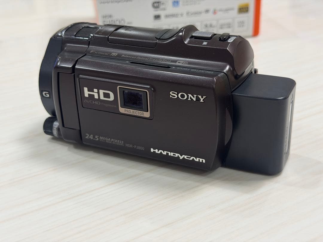 【最終値引】SONY ハンディカム　HDR-PJ800 ブラウン　ケース付