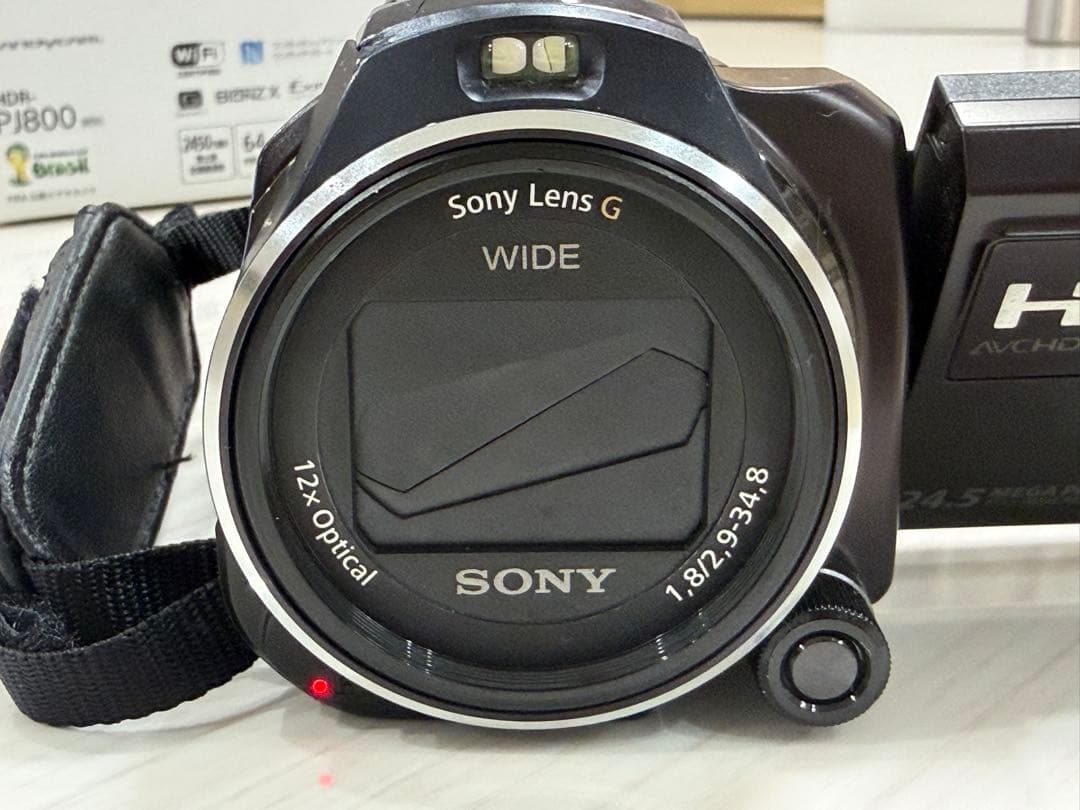 【最終値引】SONY ハンディカム　HDR-PJ800 ブラウン　ケース付