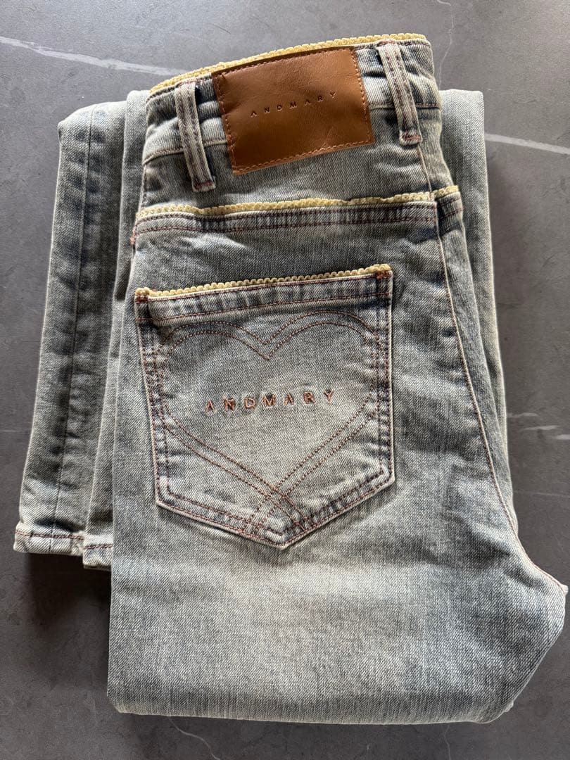アンドマリー　andmary デニム　Heart stitch denim