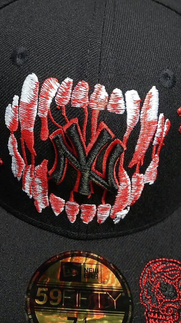【宅配便指定】NEWERA NYヤンキースデビルズマウスカスタムキャップブラップ