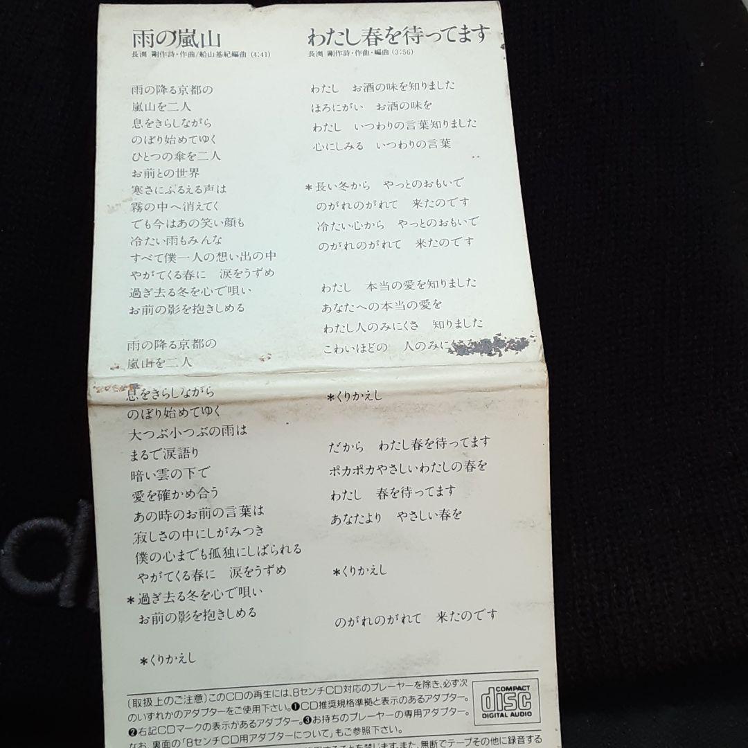 【廃盤超レア】長渕剛/雨の嵐山