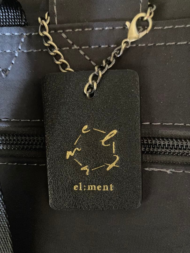 el:ment ボストンバッグ ダークグレー