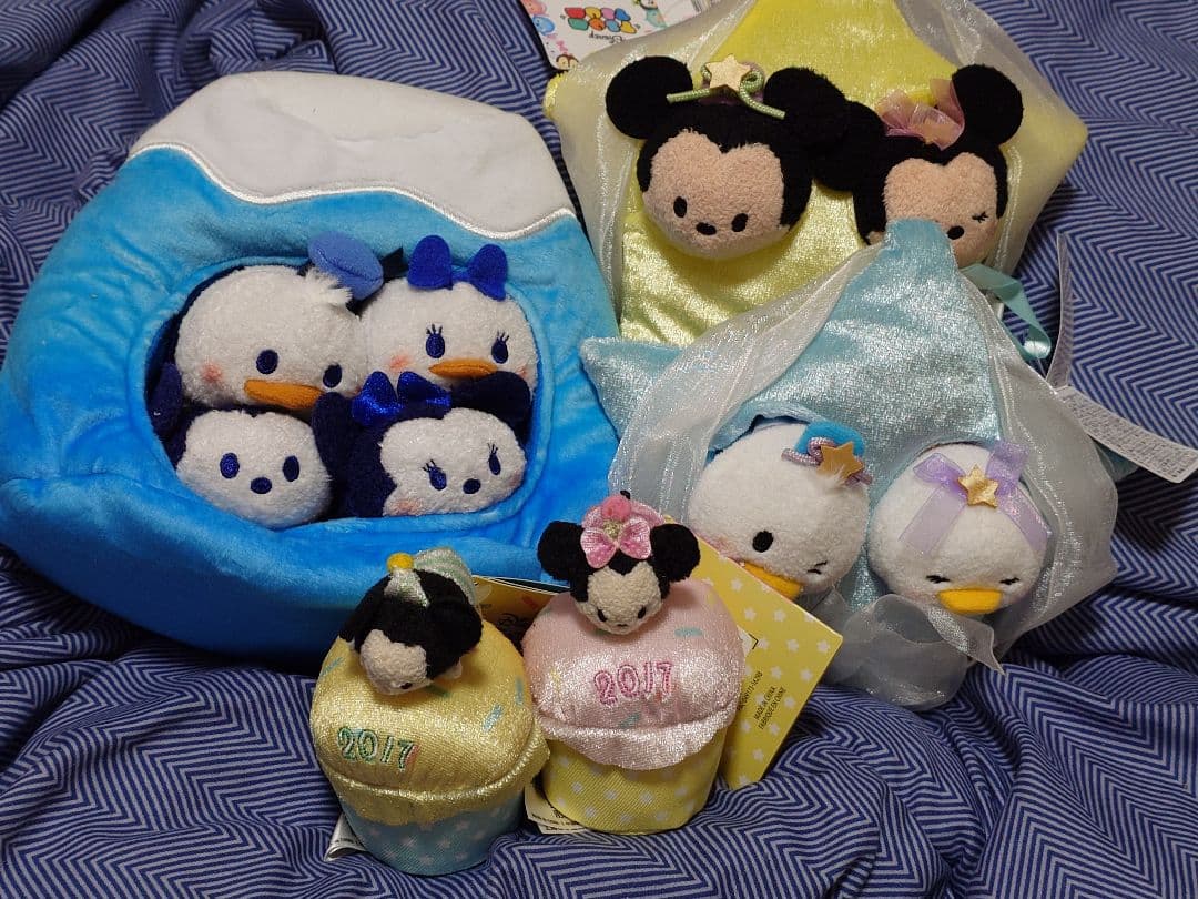 ディズニー　ツムツム　ぬいぐるみ　まとめ売り　２