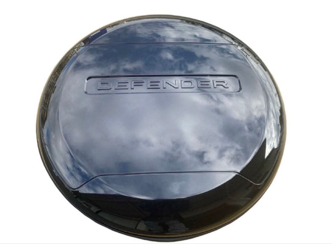 スペアタイヤカバー ディフェンダー DEFENDER ABS樹脂 光沢ブラック