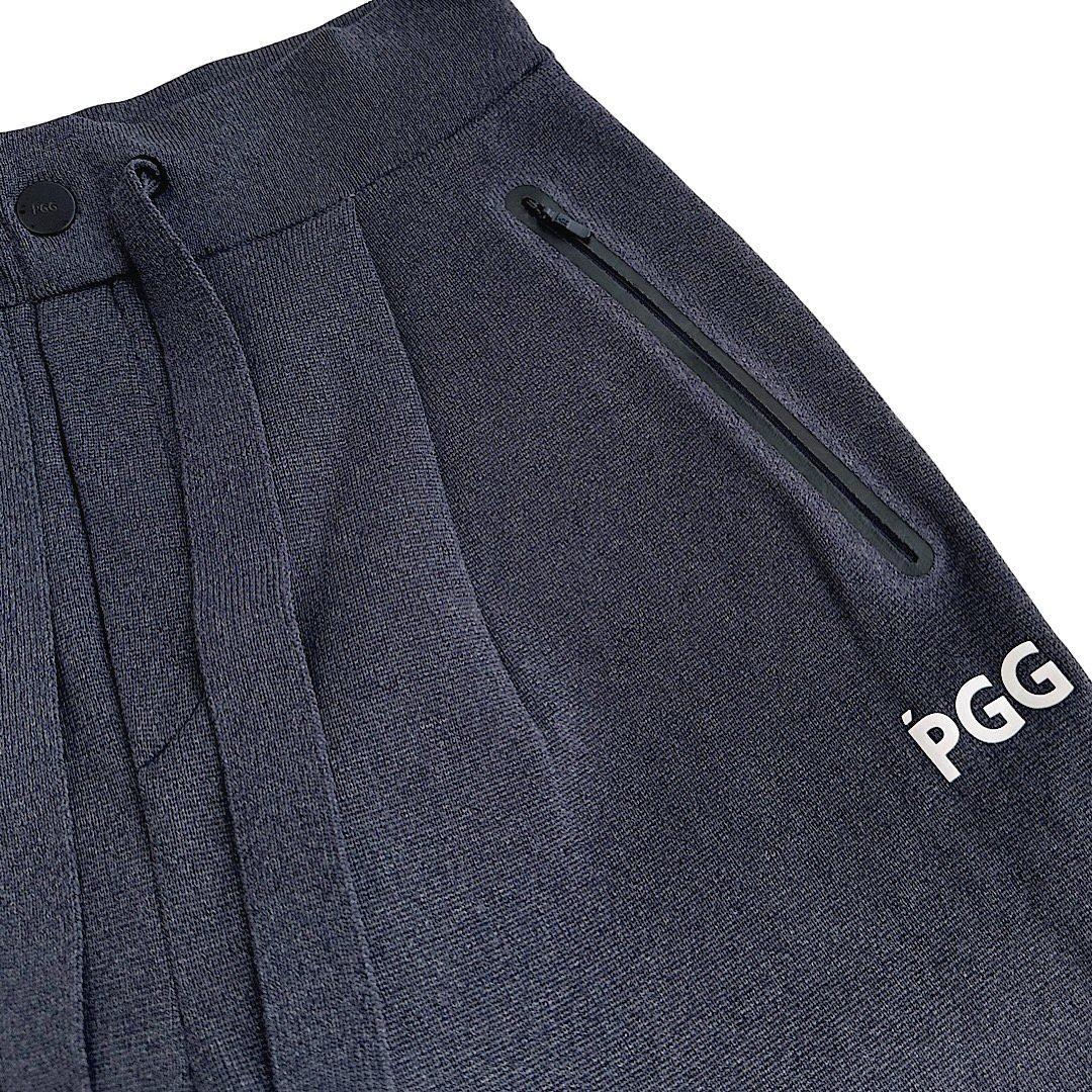498 PGG ユニセックス 定価33,000円 イージーパンツ ネイビー系 L