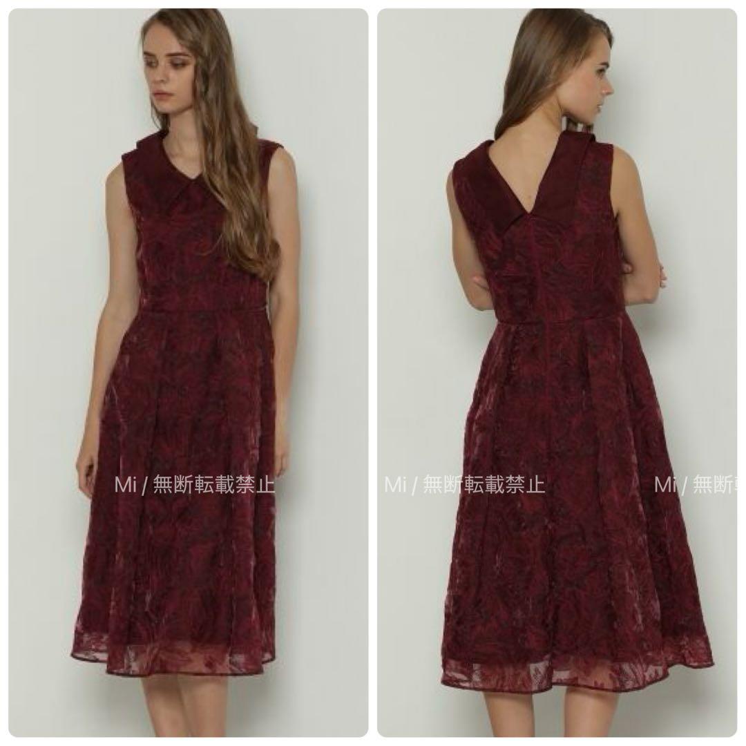 【GRACE CLASS】新品未使用　定価5.3万　オーガン刺繍ドレスワンピース