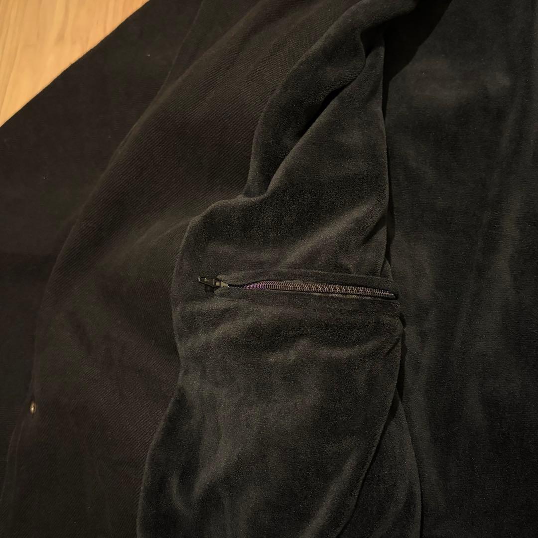 Denim leather jacket /カバーオール / Black