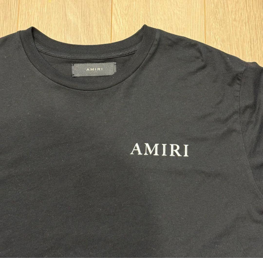 AMIRI ブラック Tシャツ 天使プリント