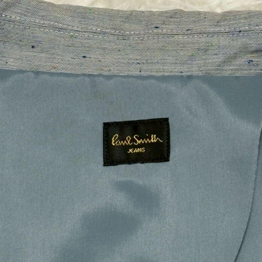 ◎ポールスミスjeans 春カラー ブルー L 軽い着心地 マルチカラー