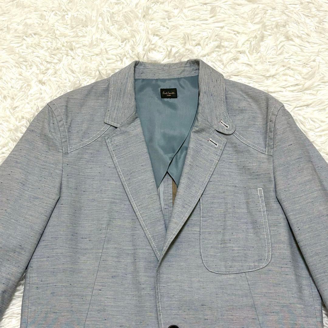 ◎ポールスミスjeans 春カラー ブルー L 軽い着心地 マルチカラー