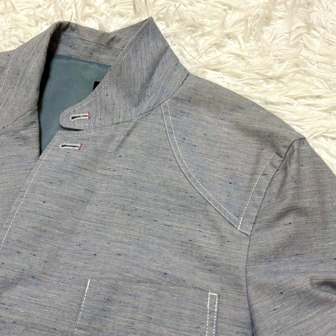 ◎ポールスミスjeans 春カラー ブルー L 軽い着心地 マルチカラー