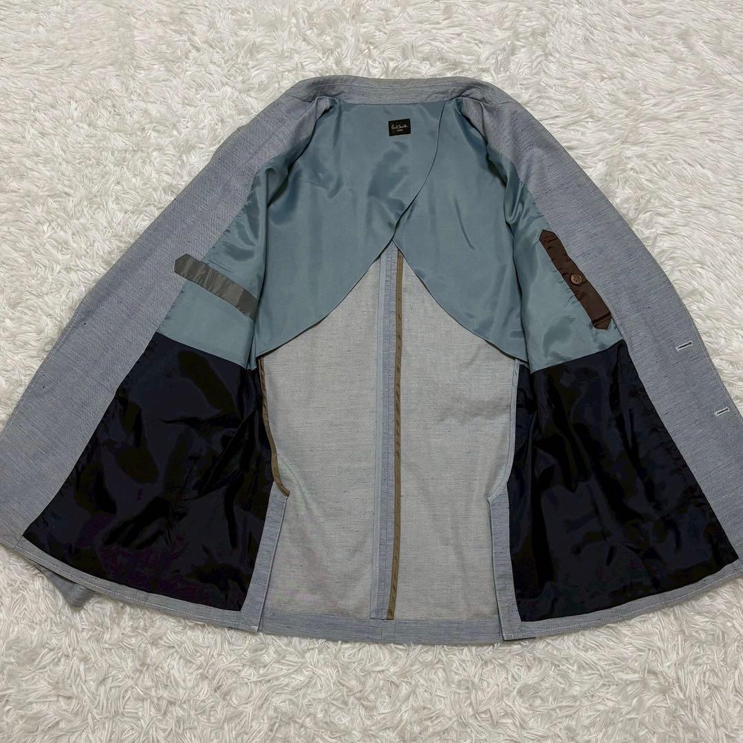 ◎ポールスミスjeans 春カラー ブルー L 軽い着心地 マルチカラー