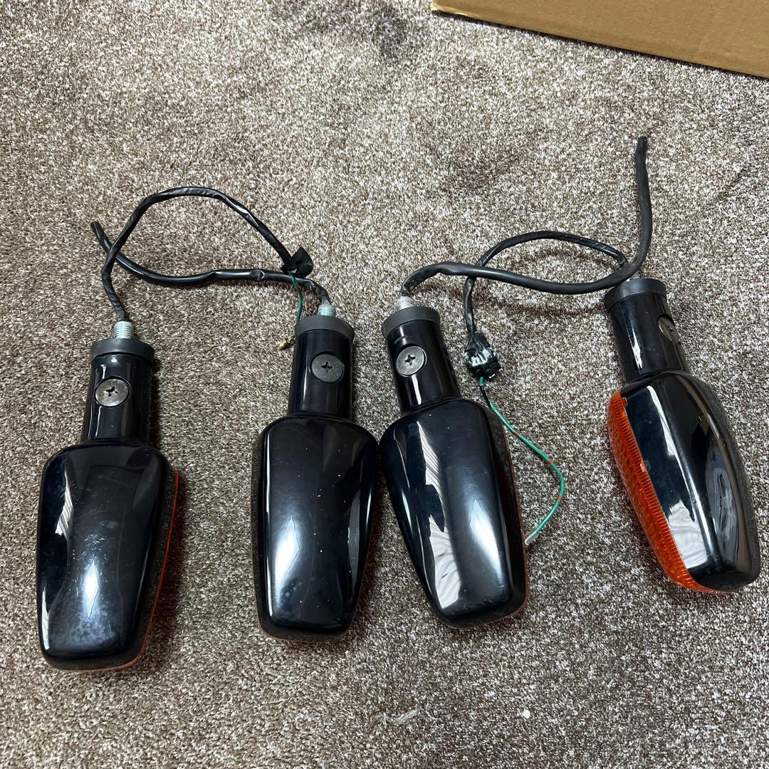 ウィンカー 4個セット オレンジ 黒
