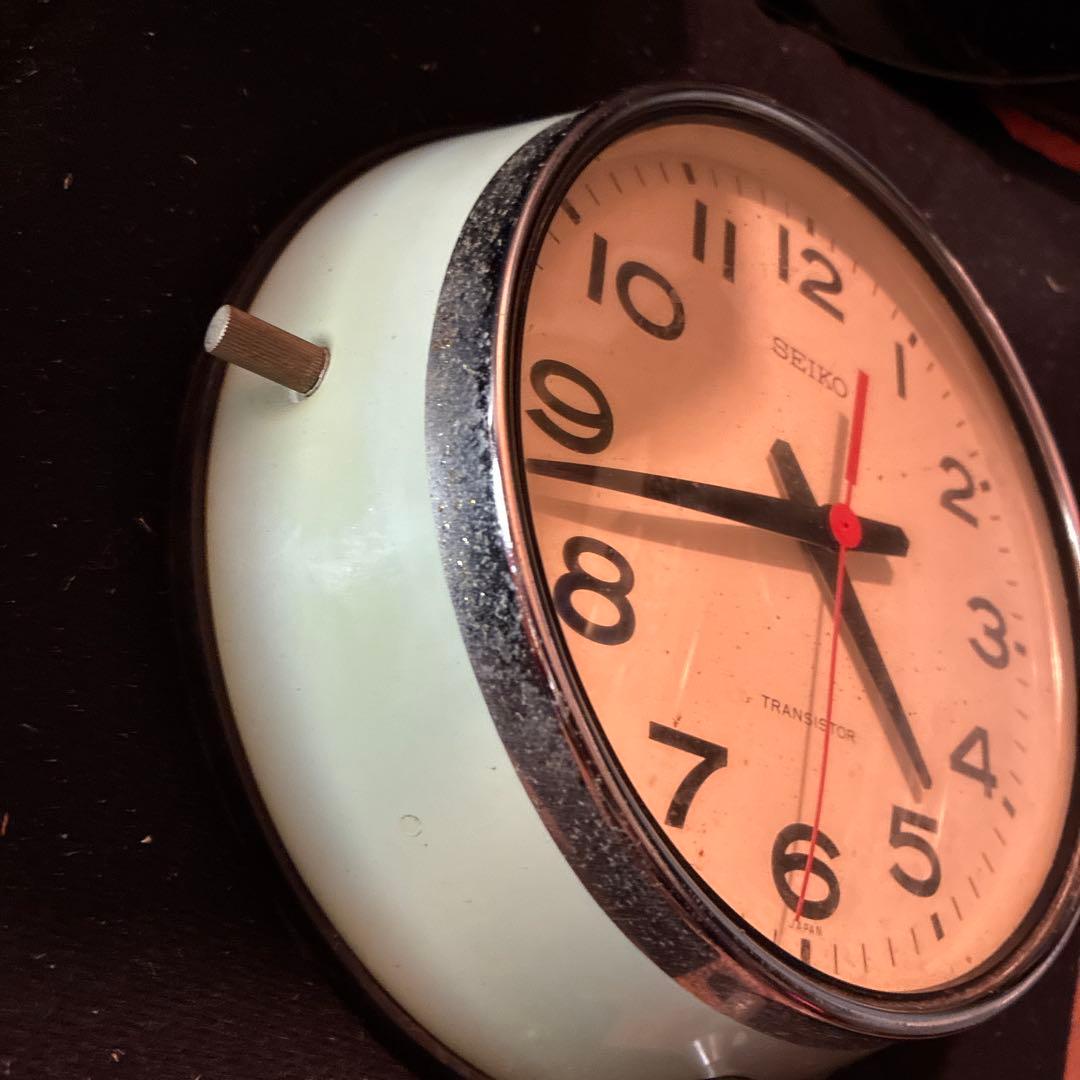 SEIKO トランジスタ掛時計 直径25cmジャンク品