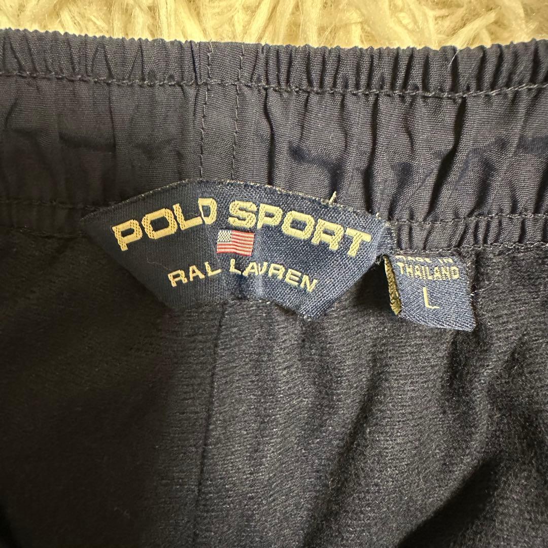 【POLOSPORT】ラルフローレン ナイロンパンツ ネイビー L