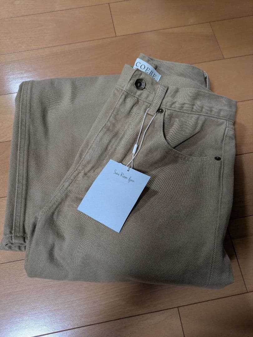 新品タグ付searoomlynn collab ハイウエストストレートSRN02