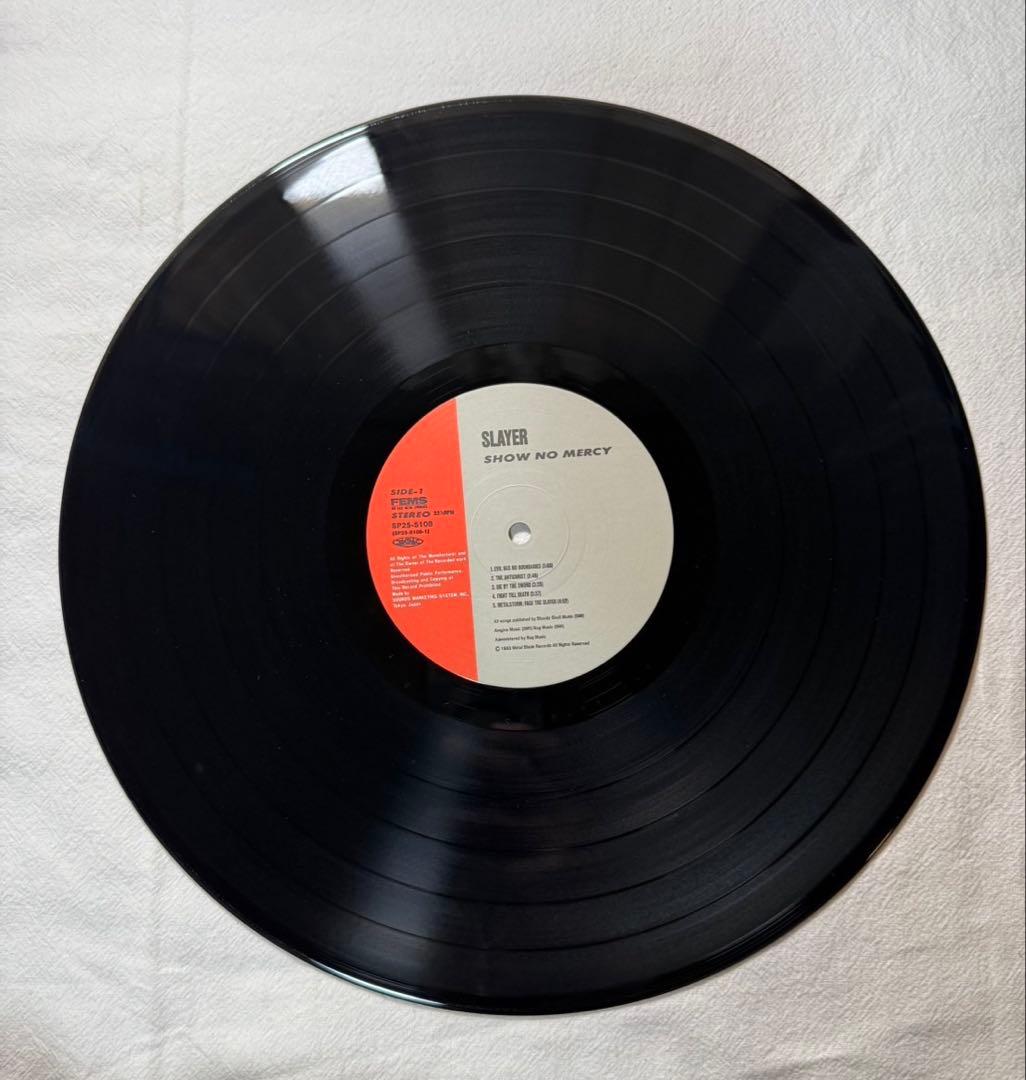 SLAYER / SHOW NO MERCY / LP 帯付