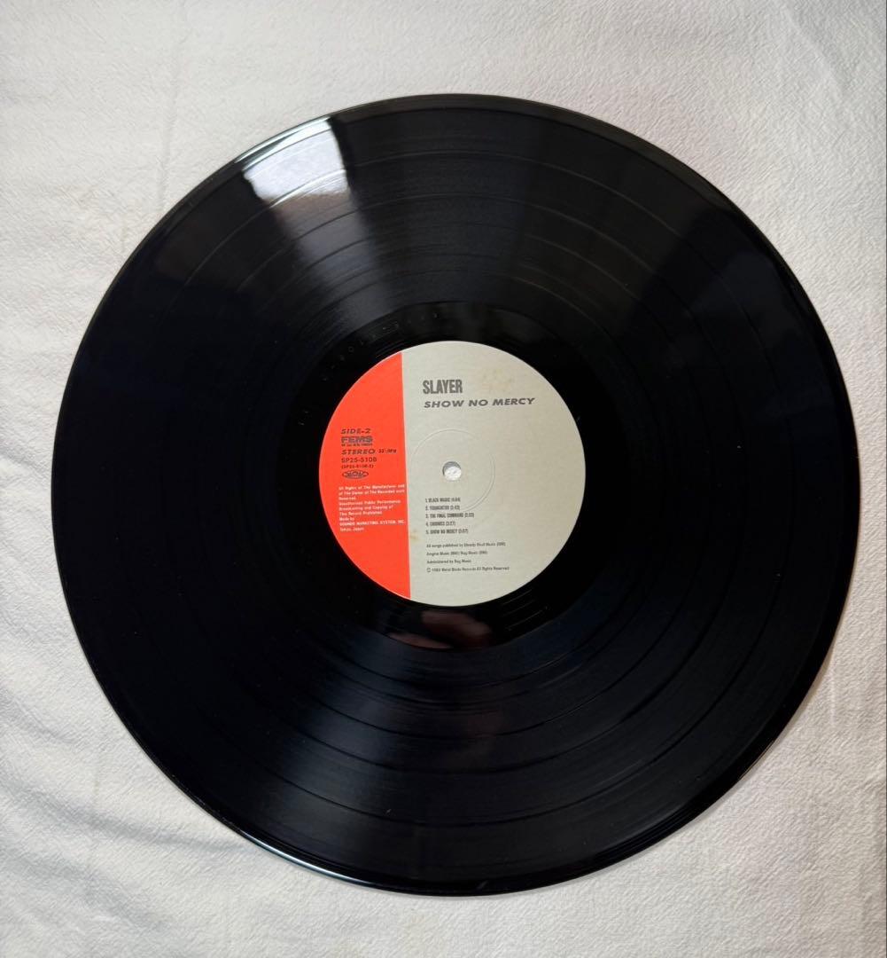 SLAYER / SHOW NO MERCY / LP 帯付