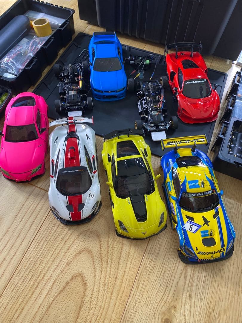 京商　ミニッツEVO 引退2台フルセット　ワイド＆ナロー　充電器付