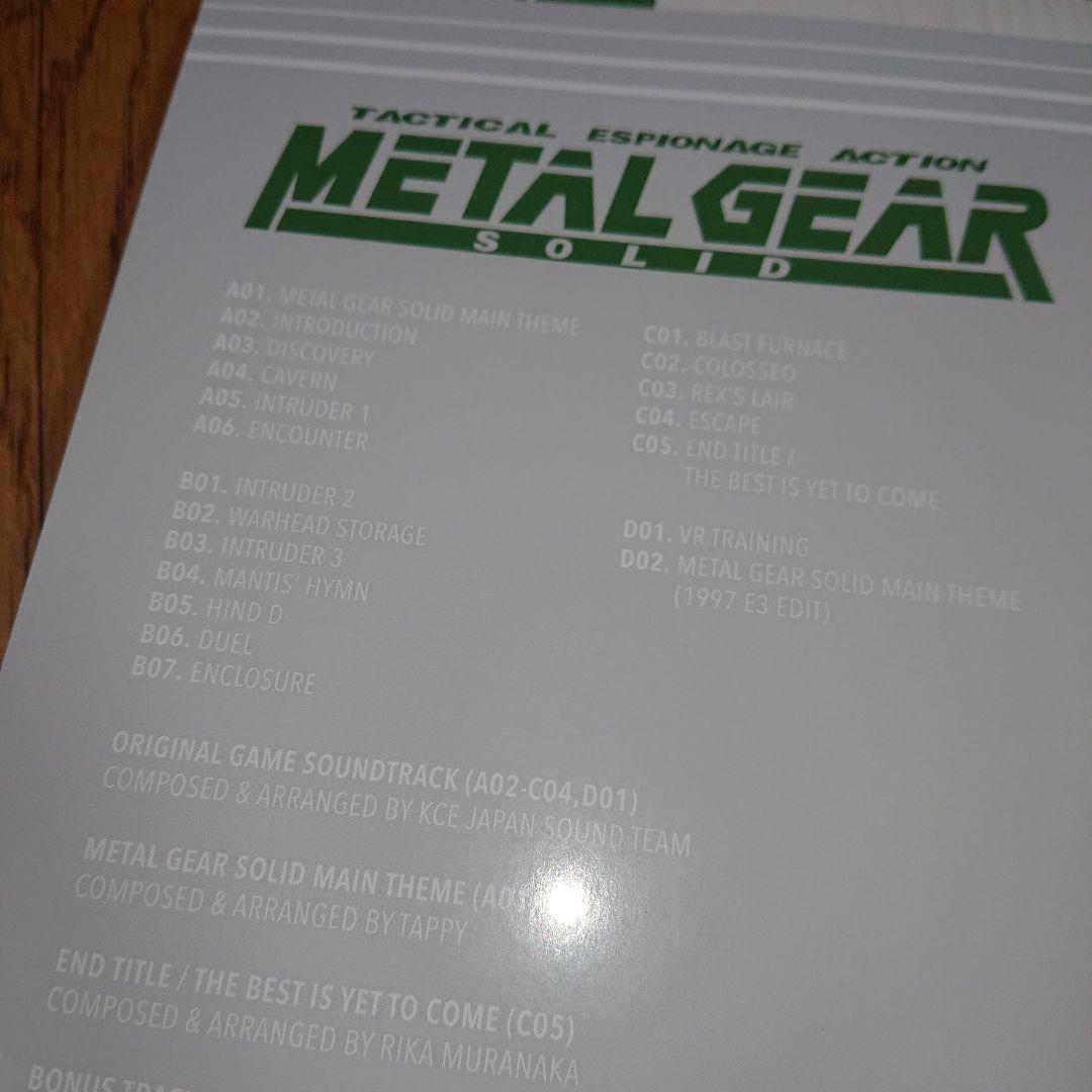 l Gear Solid OST 2LP vinyl レコード　サントラ